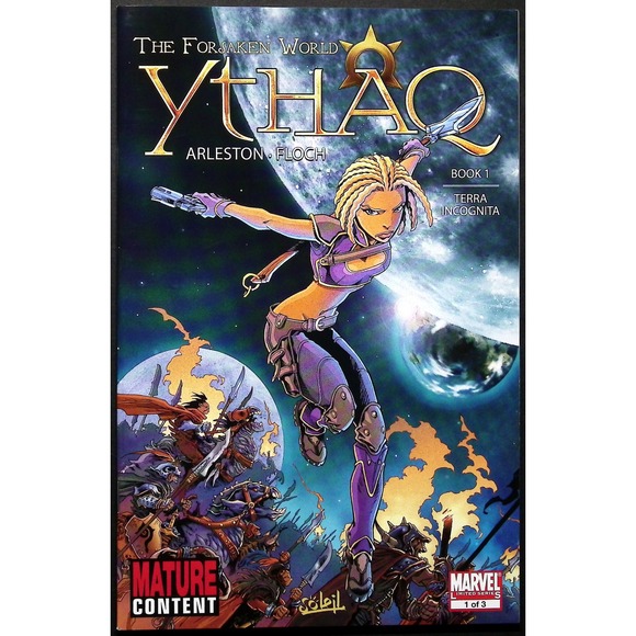 Ythaq The Forsaken World #1 #2 #3 Complete Marvel Soleil Set Adrien Floch VF/NM - Picture 7 of 10